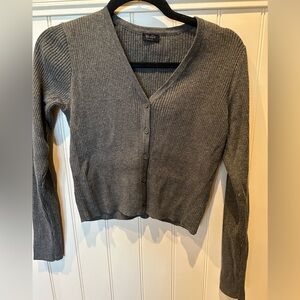 JOHN GALT Brandy Melville Ladies Women’s Size Small Grey V-Neck Cardigan